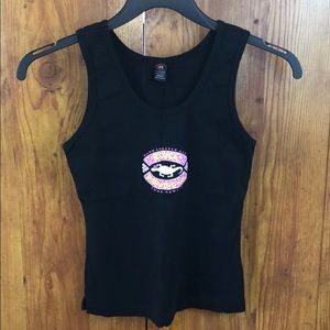 Women’s black tank top